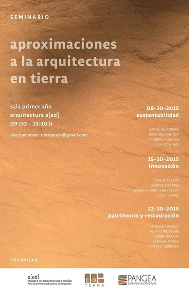 Seminario Aproximaciones a la arquitectura en tierra / Viña del Mar - Imagen Principal