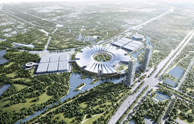 gmp中标越南国家会议展览中心  越南首都河内的新贸易中心 - 主图