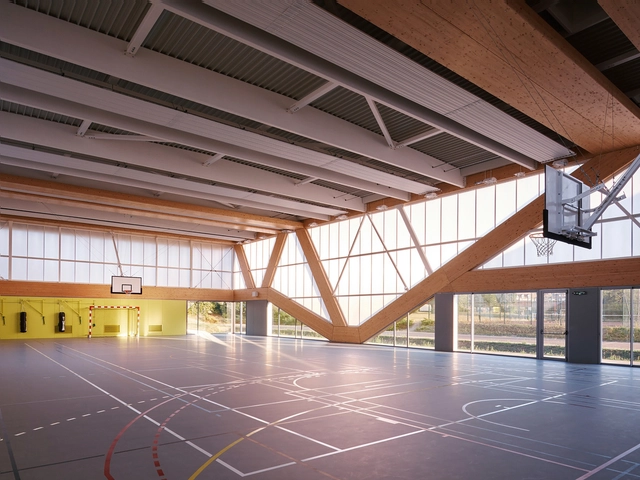 Nathalie Mauclair Gymnasium / SCHEMAA - Ginásio