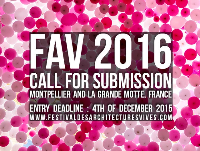 Call for Submissions: Festival des Architectures Vives 2016 - Featured Image