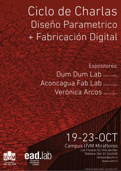 Ciclo de Charlas Parametrica y Fabricación Digital - Imagen Principal