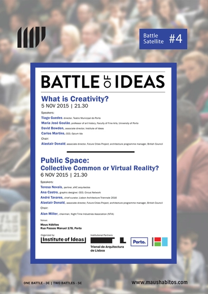 BATTLE OF IDEAS - Porto #4 - Imagem de Destaque