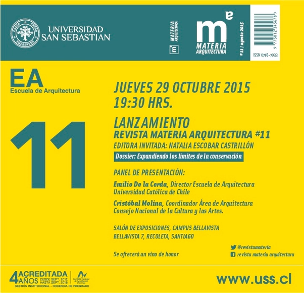 Lanzamiento Revista Materia #11 - Imagen Principal