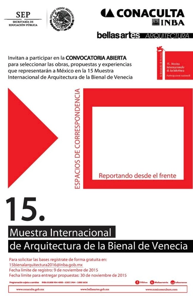Convocatoria abierta para ser parte de 15. Muestra Internacional de Arquitectura 'Bienal de Venecia 2016' - Imagen Principal