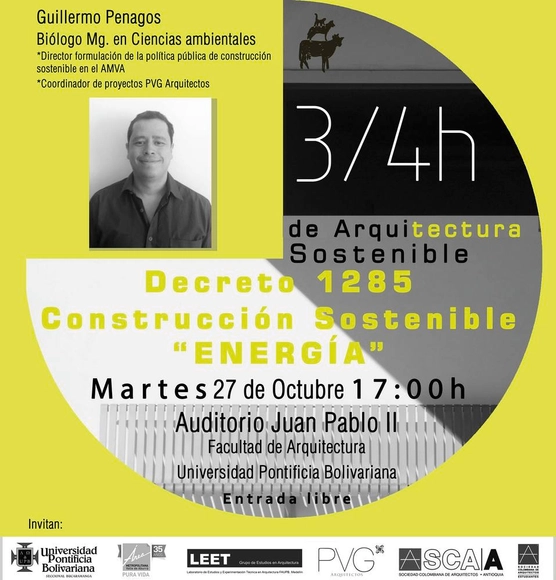 3/4 de hora de Arquitectura Sostenible: Decreto 1285 - Construcción Sostenible "Energía" - Imagen Principal