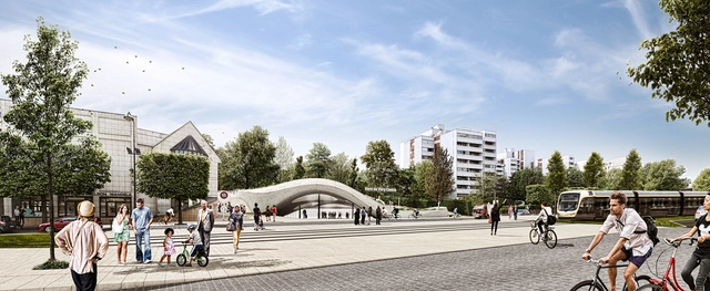 Atelier King Kong presenta diseño de nueva estación del Metro de París - Imagen Principal