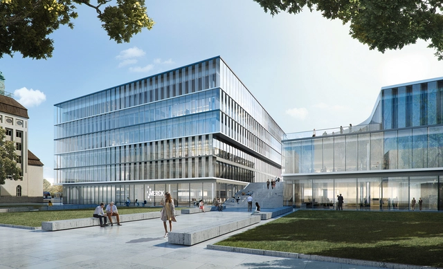 Innovation Center at Merck / HENN - Facade