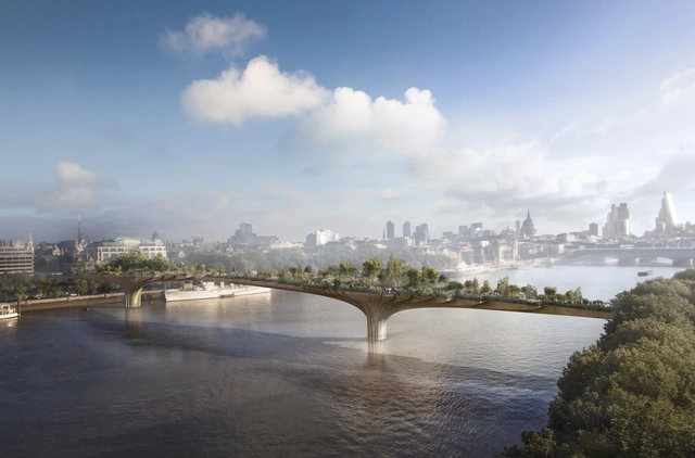 London's Garden Bridge Saved by Funding Cut - Featured Image