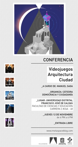 Conferencia: Videojuegos Arquitectura y Ciudad - Imagen Principal
