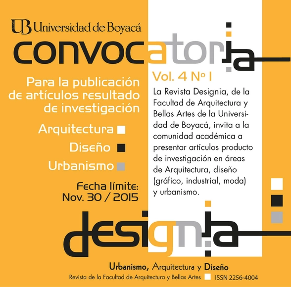 Call for Papers: Revista Designia  - Imagen Principal