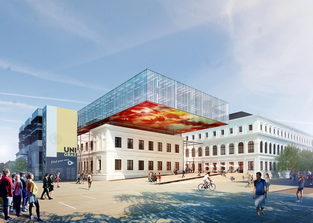 Atelier Thomas Pucher ampliará y remodelará bibilioteca central de la Universidad de Graz - Otros Edificios