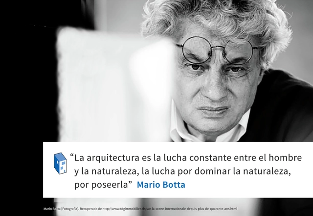 Frases: Mario Botta y la lucha entre arquitectura y naturaleza - Frases