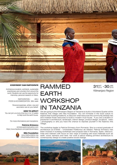 Rammed Earth Workshop in Tanzania - Featured Image