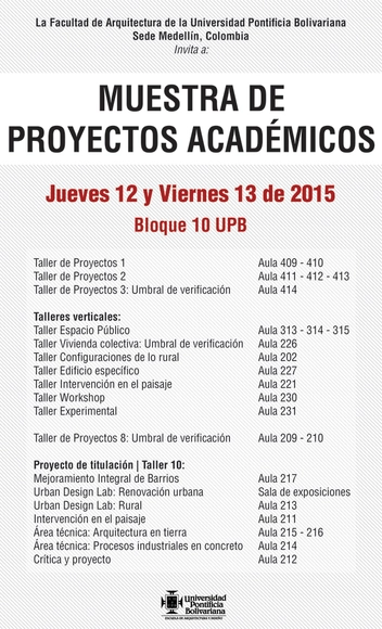 Muestra de proyectos académicos UPB - Sede Medellín - Imagen Principal