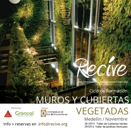 Curso de Jardines Verticales y Cubiertas Verdes en Medellín: Recive - Imagen Principal
