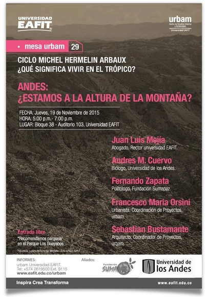 Mesa Urbam: Andes: ¿Estamos a la altura de la montaña? - Imagen Principal