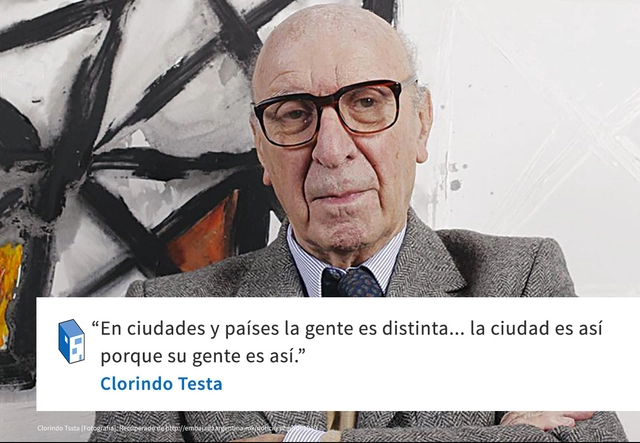 Frases: Clorindo Testa y la variación en la ciudad - Frases