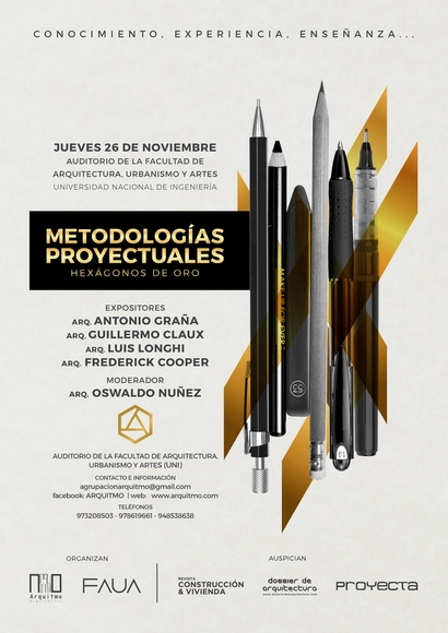 CONFERENCIA: METODOLOGÍAS PROYECTUALES- HEXÁGONOS DE ORO - Imagen Principal