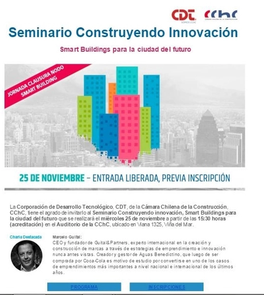 Seminario “Construyendo Innovación: Smart Building para la ciudad del Futuro” - Imagen Principal