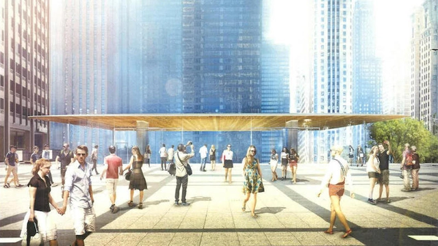 Este nuevo Apple Store de Chicago se inspira en el trabajo de Frank Lloyd Wright - Imagen Principal
