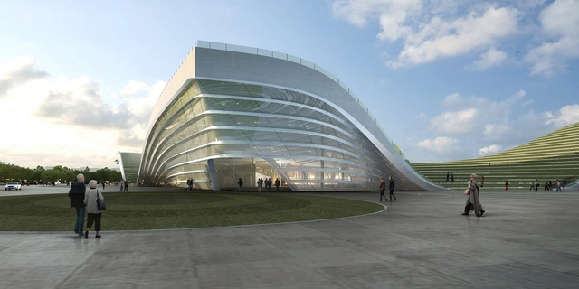Emblema Águila - Centro Ciudadano de Otog / KUAN Architects - Centro Comunitario