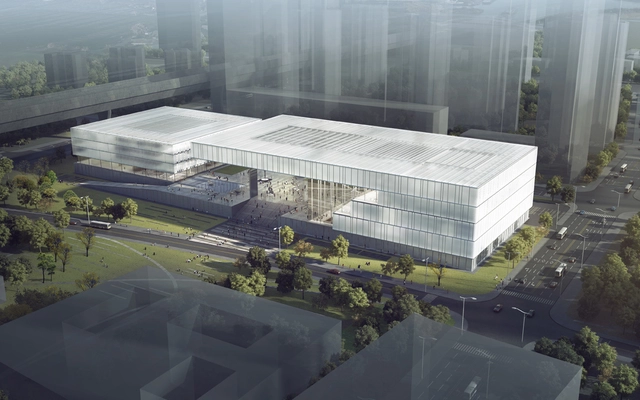 KSP Jürgen Engel Wins Competition for New Shenzhen Art Museum and Library - Library, Facade, Cityscape