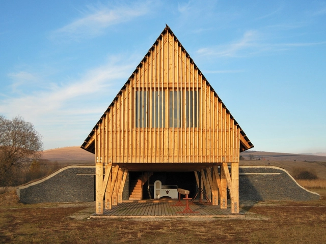 Cabaña de Recepción / BLIPSZ + Atelier F.K.M. - Otras Estructuras