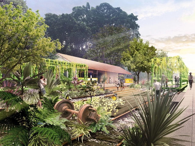 Nikken Sekkei Designs Master Plan to Revitalize a Former Railway Spanning the Entirety of Singapore  - Featured Image
