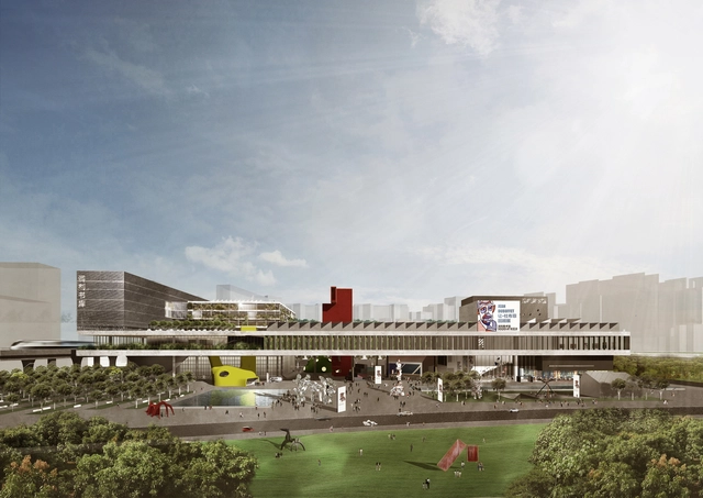 OPEN's Competition Entry for New Shenzhen Art Museum and Library - Library