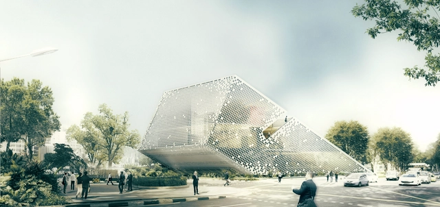 New Wave Architecture Designs Sustainable Office Building for Turbosealtech in Iran - Sustainability, Facade