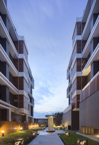 一丰洲-北投奇岩集合住宅 / 萧力仁建筑师事务所 LRH Architects - 公寓, 表皮