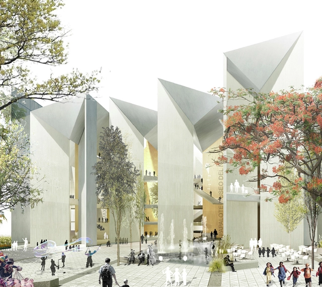 Papalote Museo del Niño Iztapalapa / SPRB Arquitectos + MX_SI  - Museo, Fachada, Arco