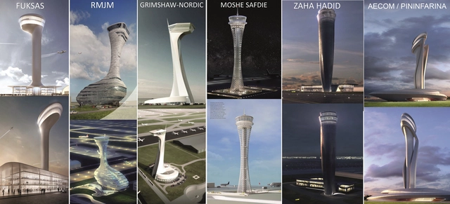 Hadid and Safdie Among 6 Competing to Design Traffic Control Tower at Istanbul New Airport - Featured Image