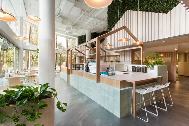 Kitty Burns / Biasol - Interior Photography, Restaurant, Kitchen, Table, Lighting, Countertop