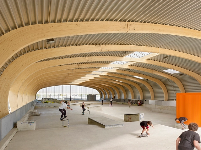 Skaterhall / herrmann+bosch architekten - Skatepark