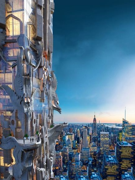 El rascacielos de Mark Foster Gage en Manhattan lleva la arquitectura gótica a nuevas alturas - Imagen Principal