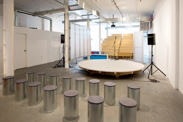 Images Released of Forward Slash ( / ) ARCHITEKTUR's Performa 15 Hub in NYC - Featured Image