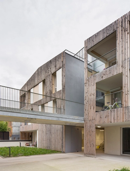 Co-Residência Nanterre / MaO architectes + Tectône - Habitação Coletiva
