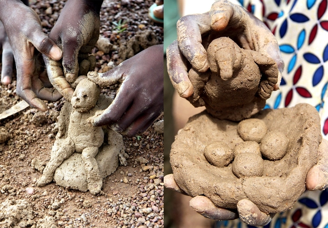 Fabricación de pesebres en Burkina Faso: una tradición navideña que les enseña a los niños a hacer arquitectura - Sustentabilidad
