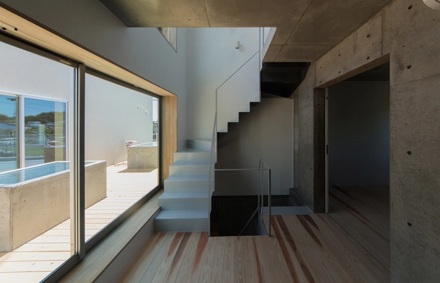 ParkHouse Kikugawa / Szki Architects - Houses, Facade, Door, Handrail, Beam, Balcony