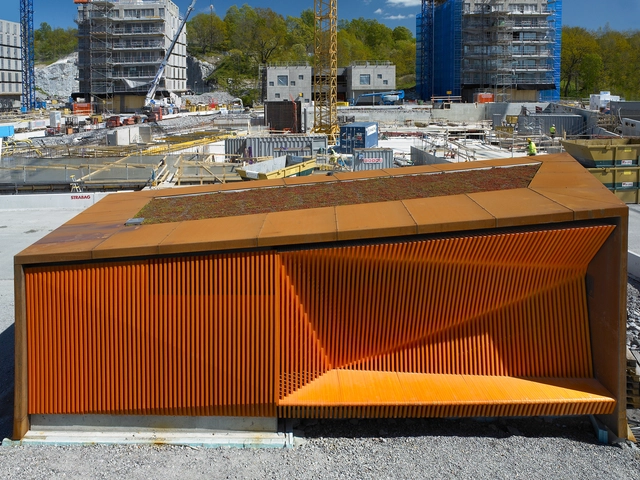 Technical Building / U.D. Urban Design AB - Infrastructure, Facade, Table, Cityscape