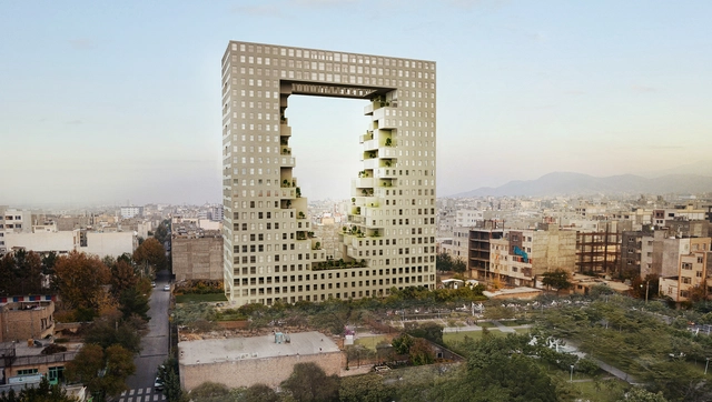 ZAAD y Challenge Studio proponen una nueva tipología de torre en Irán - Vivienda Colectiva