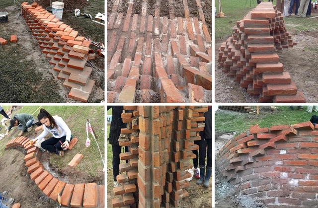 Do digital ao construído: oficina de experimentação com tijolo em Rosario - Imagem de Destaque