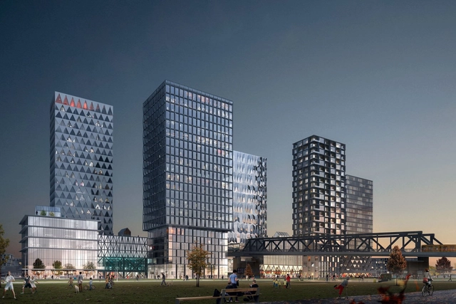 Cobe propõe masterplan para novo centro urbano em Berlim - Plano Diretor