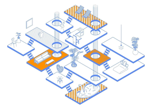 Estas fantásticas ilustraciones fueron hechas en Autocad - Arte Y Arquitectura