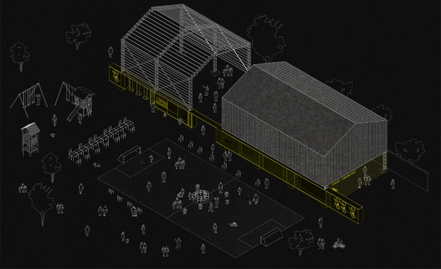 Centro comunitario clandestino, primer lugar en Premio ABRILAR 2015 - Centro Comunitario