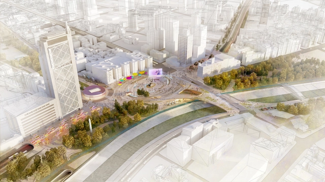 Luis Vidal + Arquitectos, segundo lugar en concurso internacional para rediseñar eje Alameda-Providencia - Transporte, Fachada, Urbano