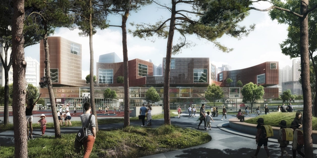 schmidt hammer lassen vence concurso para um novo complexo cultural em Xangai - Imagem de Destaque
