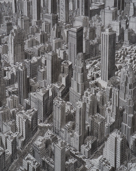 Estos increíbles dibujos de Stefan Bleekrode recrean detallados paisajes urbanos - Imagen Principal