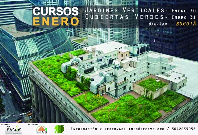 Curso de Jardines Verticales y Cubiertas Verdes - Imagen Principal
